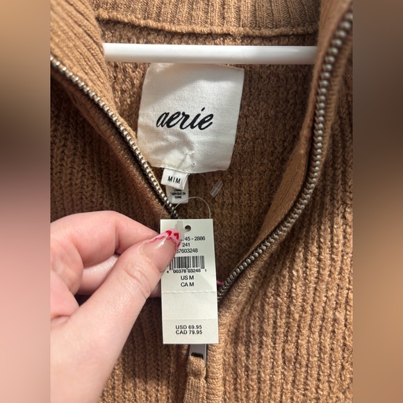 Aerie oversized quarter zip - Picture 4 of 5